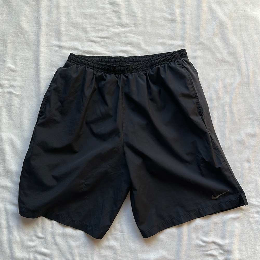Nike Black Lined Dri-Fit Running Shorts